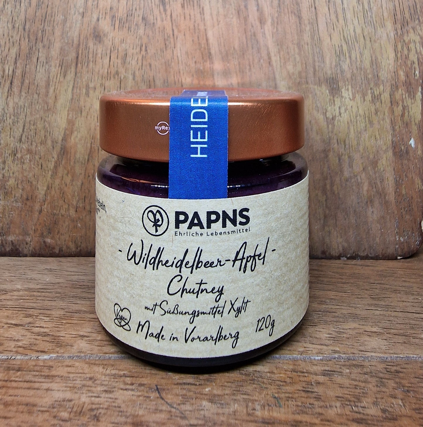 Wildheidelbeer Apfel mit Xylit gesüßt Chutney 120g