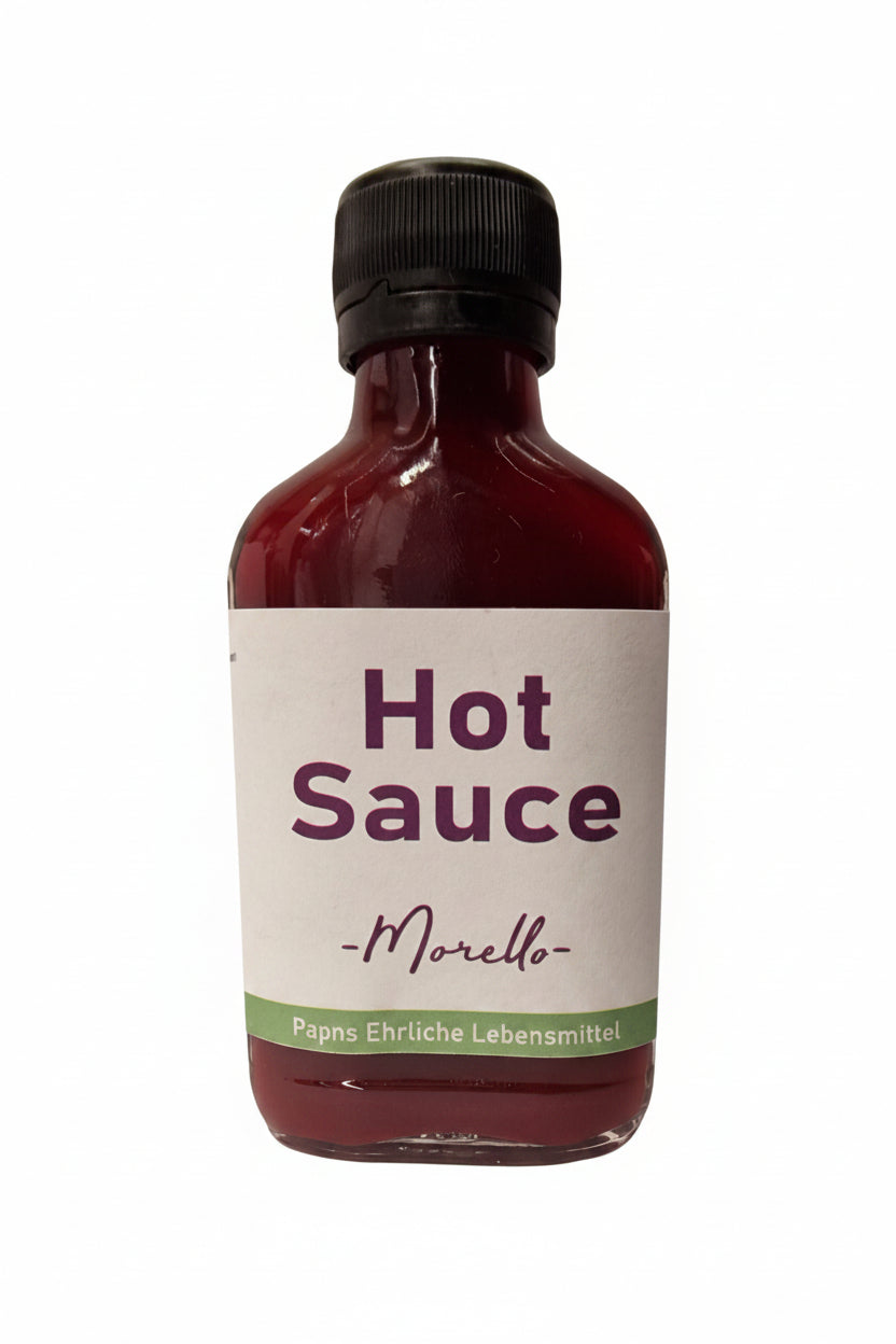Morello Hot Sauce gesüßt 110g